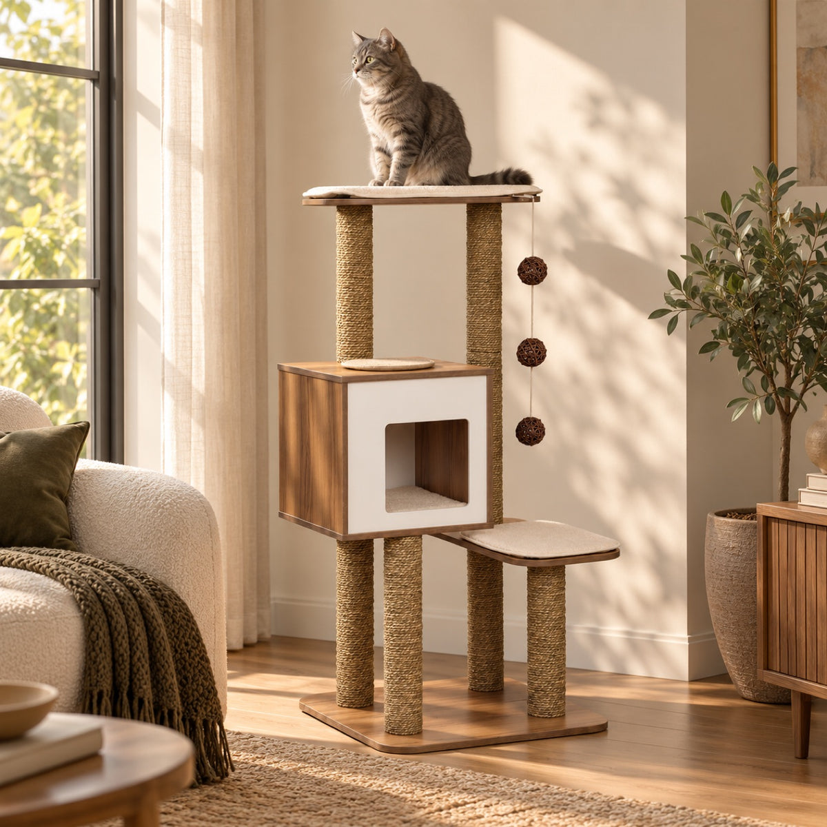 Compact Cat Tree