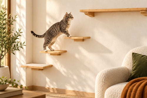Cat Climbing Shelf