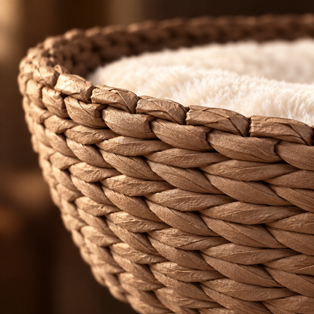 Quartz Handwoven Cat Tree