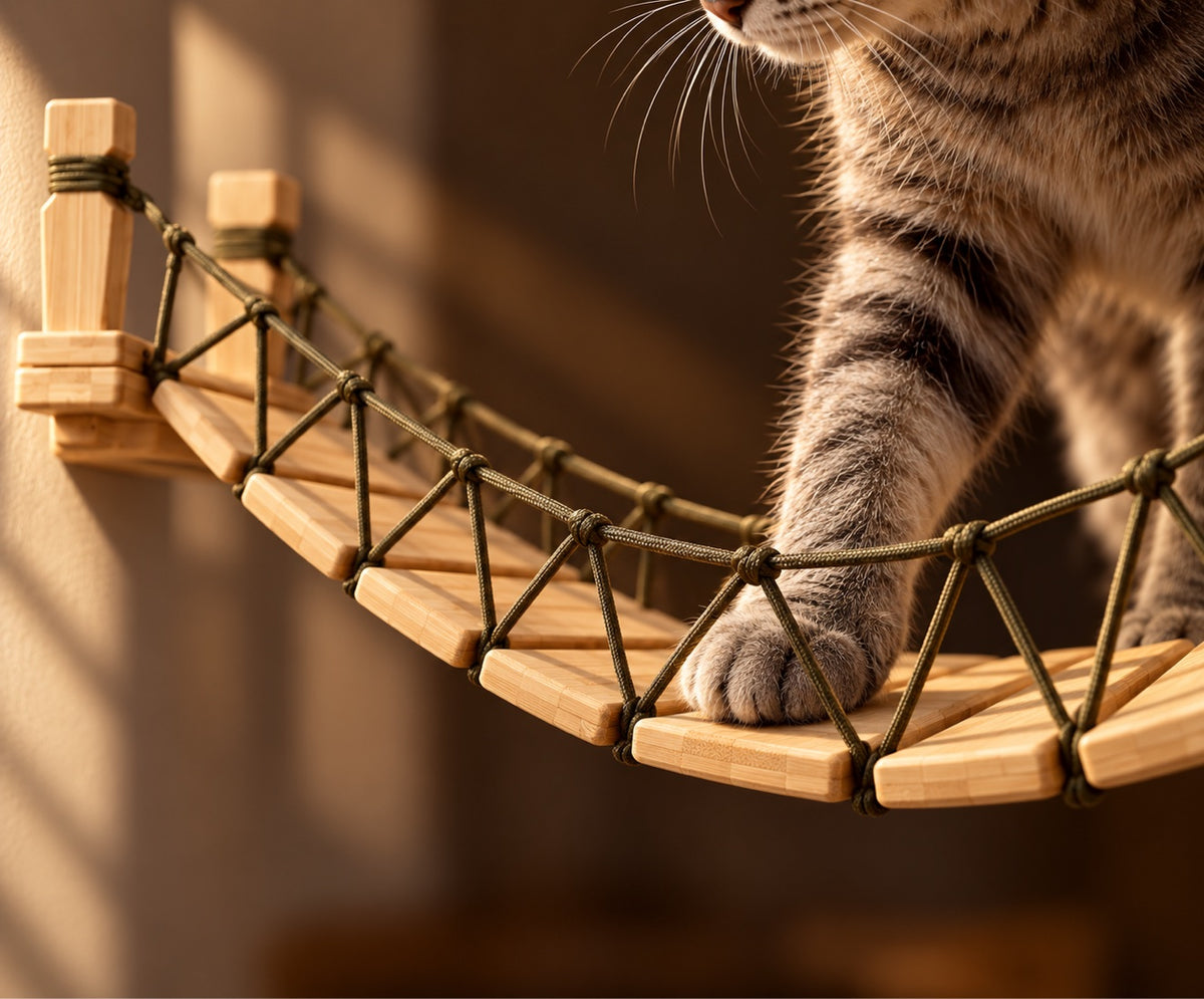 Wall-Mounted Cat Bridge 34"
