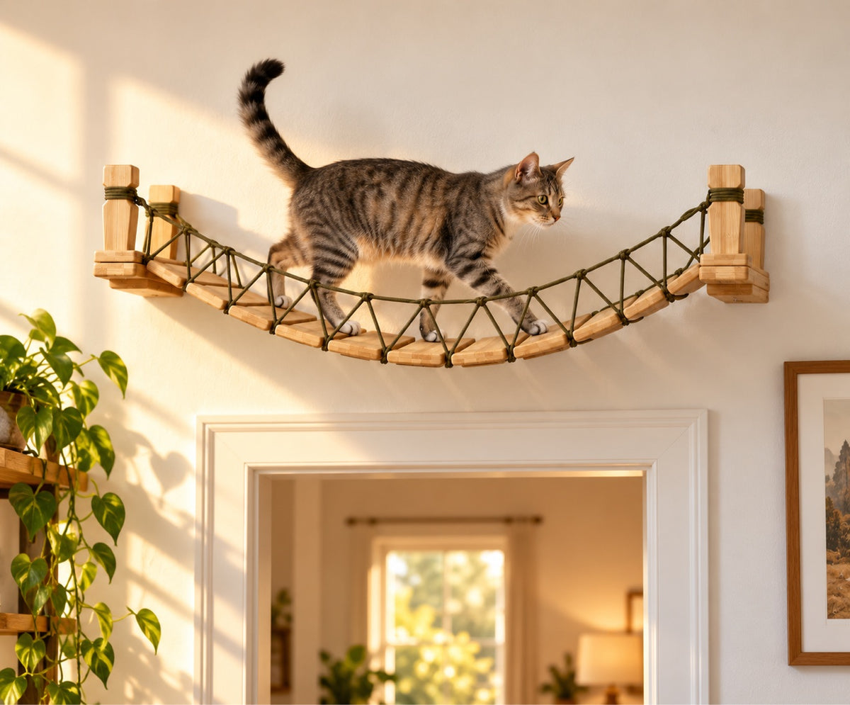Wall-Mounted Cat Bridge 34"