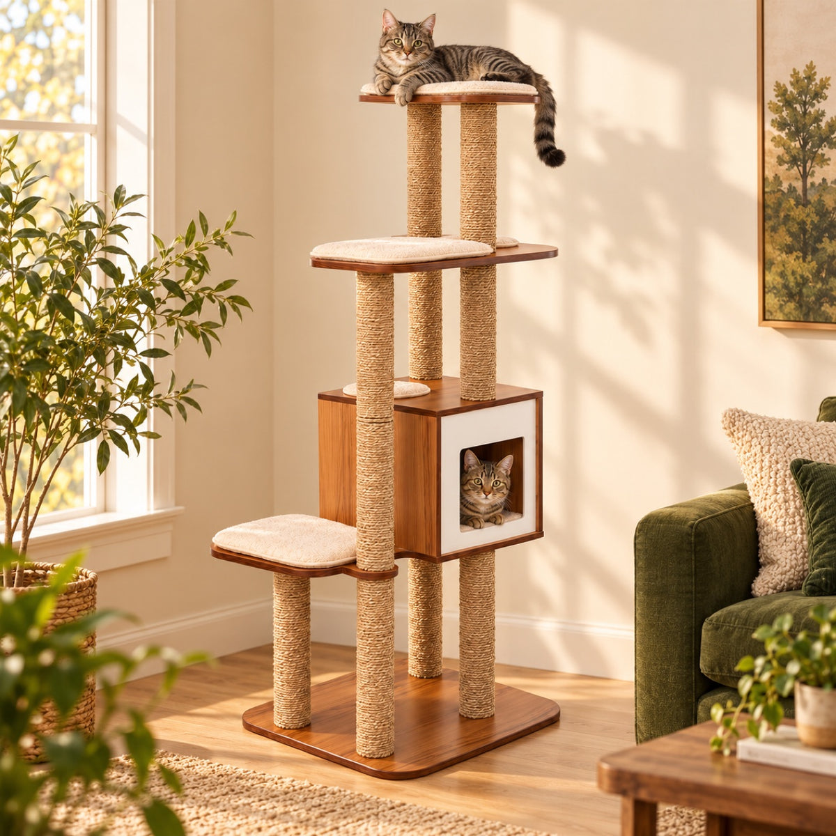 Vesper High Base XL Cat Tree