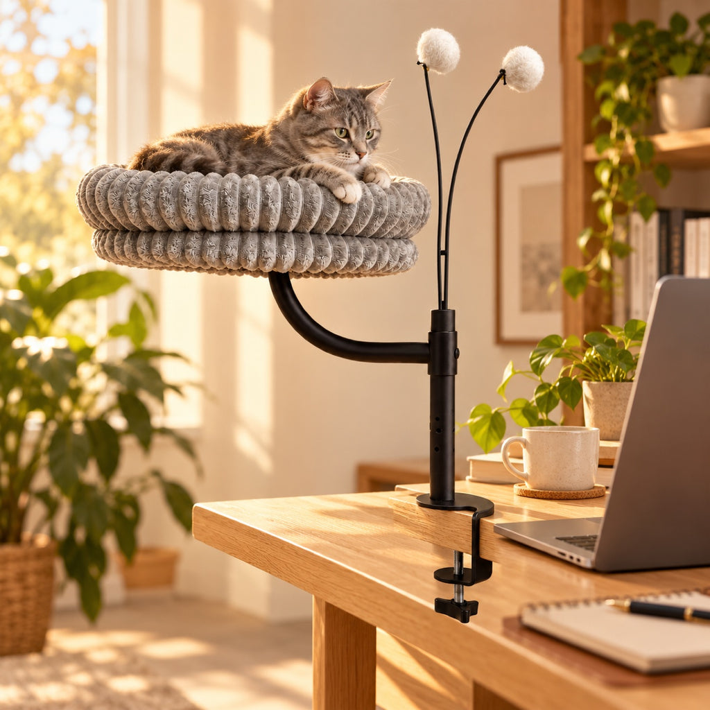 NestFlex Desk-Mount Cat Perch