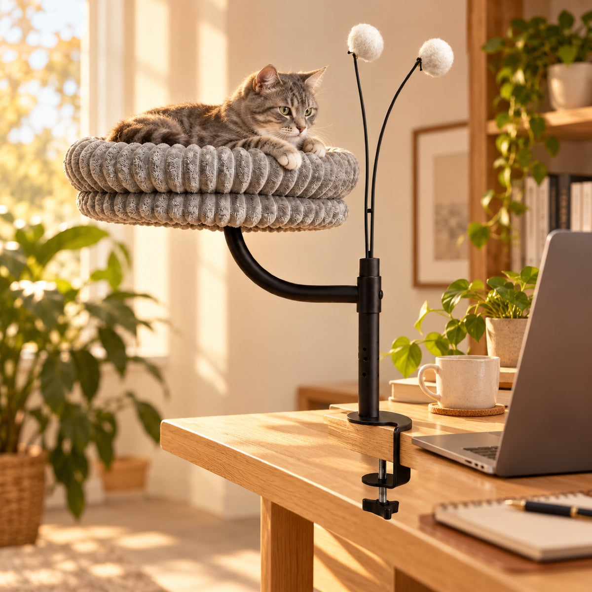 NestFlex Desk-Mount Cat Perch
