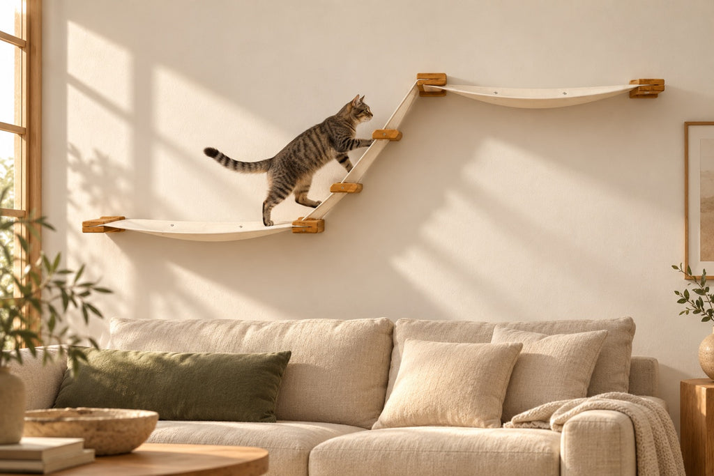 CC The Raceway Wall-Mounted Cat Hammock