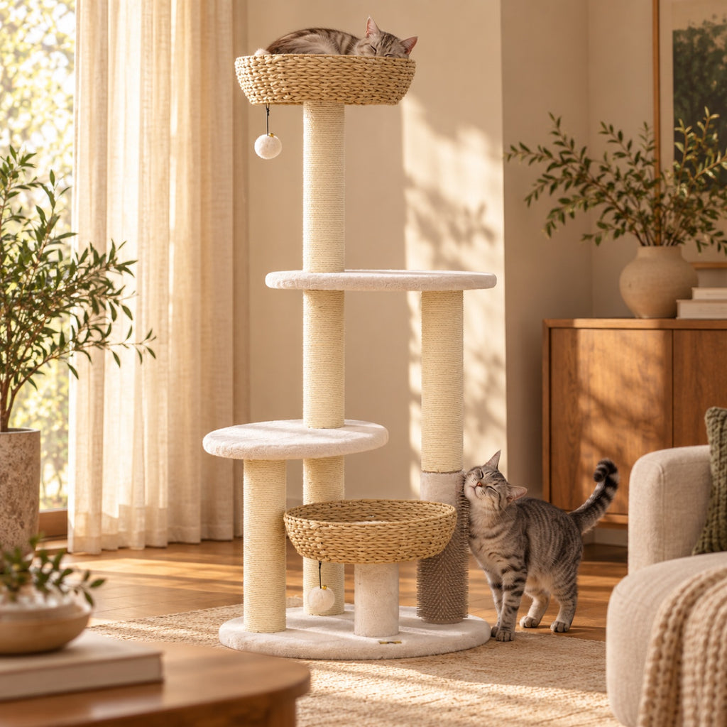PetPals Pharaoh V2 Handwoven Cat Tree