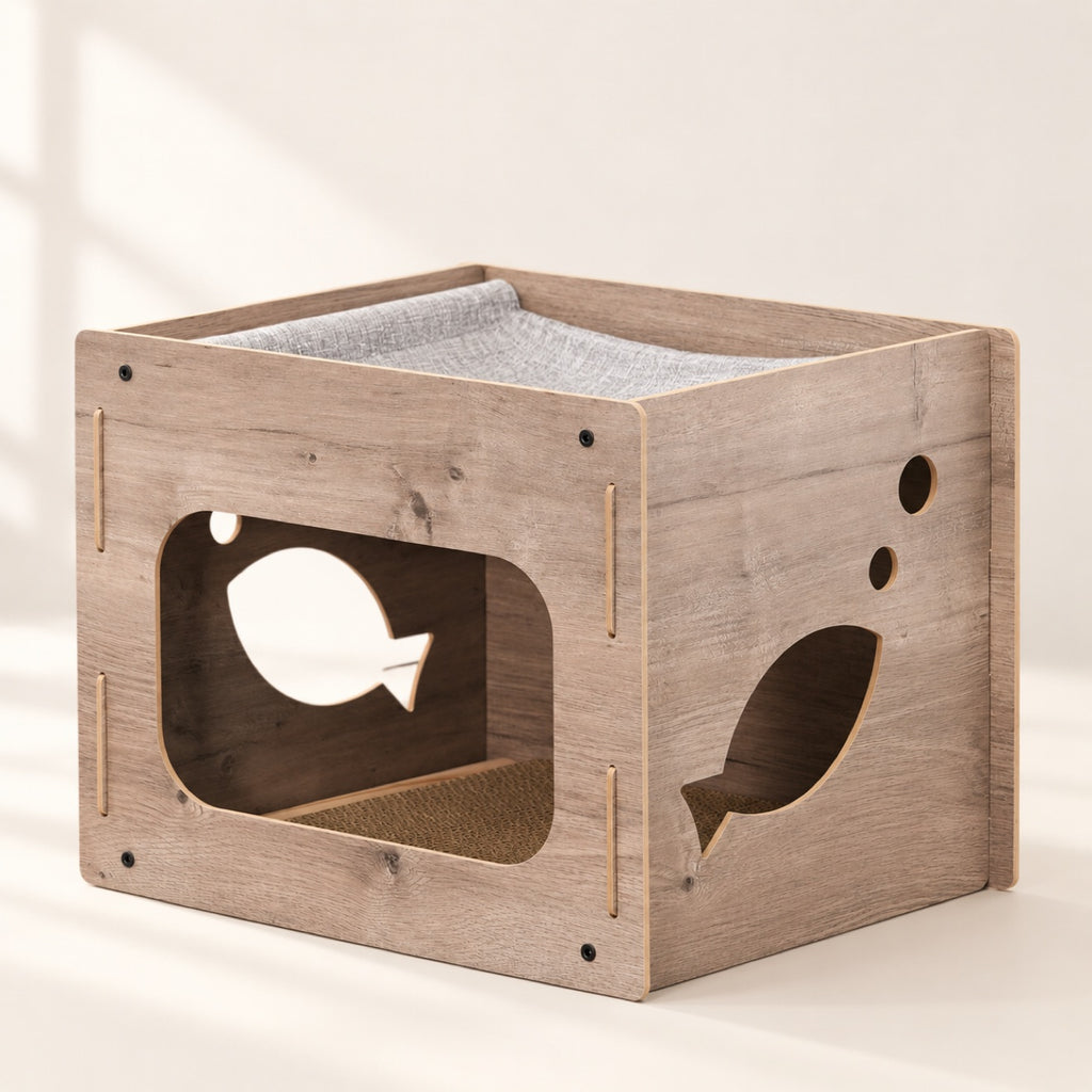 Jodie Minimalist Cat Playhouse